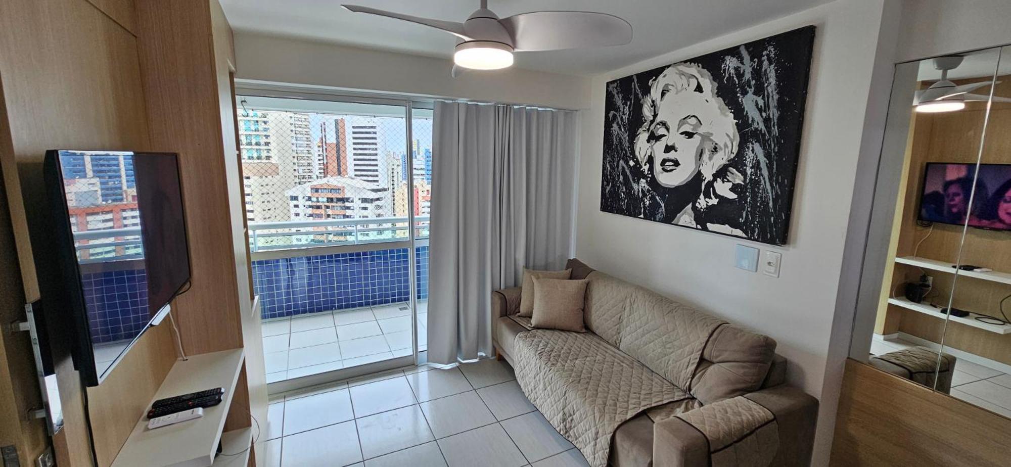 Apartamento Ed Beachclass 18 Andar, 2 Quartos, 2 Banhos, No Aterro Da De Iracema Fortaleza (Ceara)